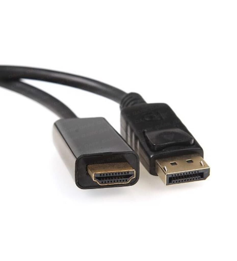 HDMI To Display Port Çevirici Kablo 1.8 Metre (Çevirici) (Hdmi 1.8mt)