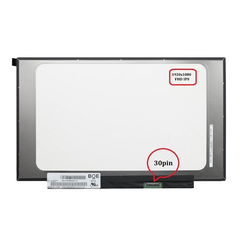 HP 14-Dk0008nt (1S7L7EA), 14-Dk1000 Notebook Lcd Ekran, Panel  Ver.2 / FHD IPS