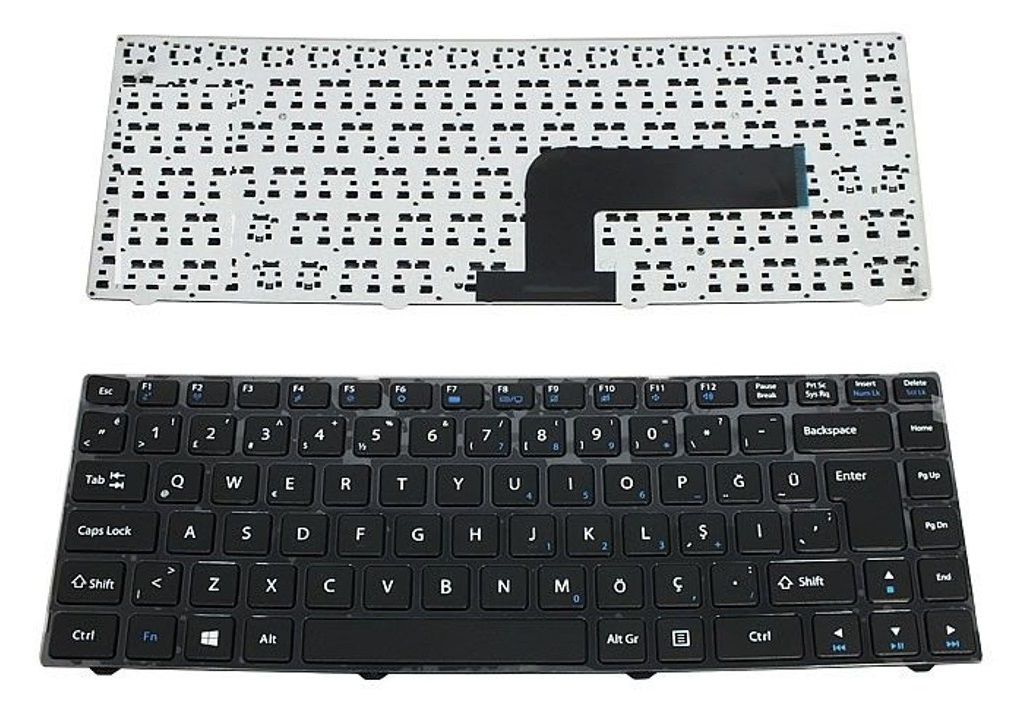 Grundig Ultrabook GNB UBS i5 V2 Notebook Klavyesi Siyah TR