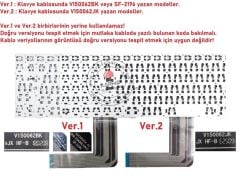 Casper Nirvana C500 C5A.6100-4T05T Notebook Klavye (Siyah TR) Ver.1