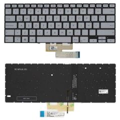 Asus UX462D Notebook Klavye - Tuş Takımı / Silver - TR - Işıklı