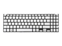Asus X515EA-BQ1186W Uyumlu Notebook Klavyesi, Laptop Tuş Takımı (Silver, Gri TR)