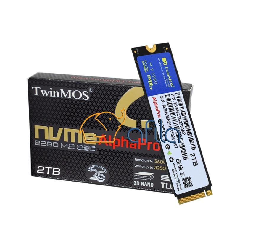 TwinMos 2TB m.2 NVMe SSD 3600/3250 (NVMe2TB2280AP)