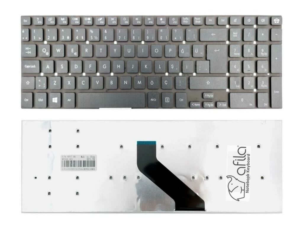 Packard Bell TS44-HR-703TK Notebook Klavyesi (Siyah TR)