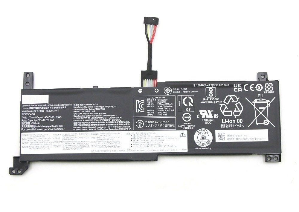Lenovo ideaPad L20M2PF0 L20C2PF0 Notebook Bataryası, Pili