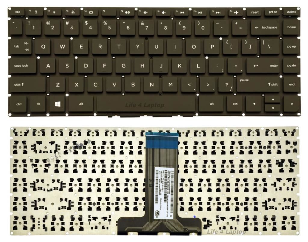 Hp 14-ab000, 14-aL 14-ab Notebook Klavyesi, Laptop Tuş Takımı (Siyah TR) V2 Küçük Enter / NBKL0065V2