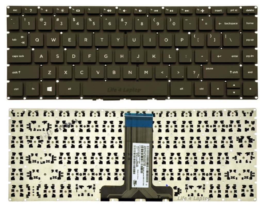 HP Tpn-Q171 TPN-Q158 Notebook Klavyesi - Siyah - TR - Ver.2