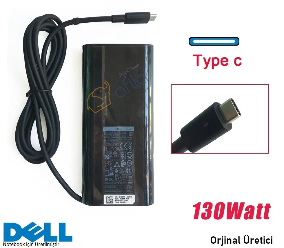 DMDH25, HA130PM170, M0H25, T4V18, TM7MV Adaptör, Şarj Cihazı 130W (Orjinal Üretici)