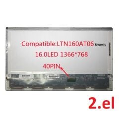 Asus X64JQ, X64JQ-JX019V, X64JQ-JX051V 16.0 Lcd Ekran, Led Panel (2.el)