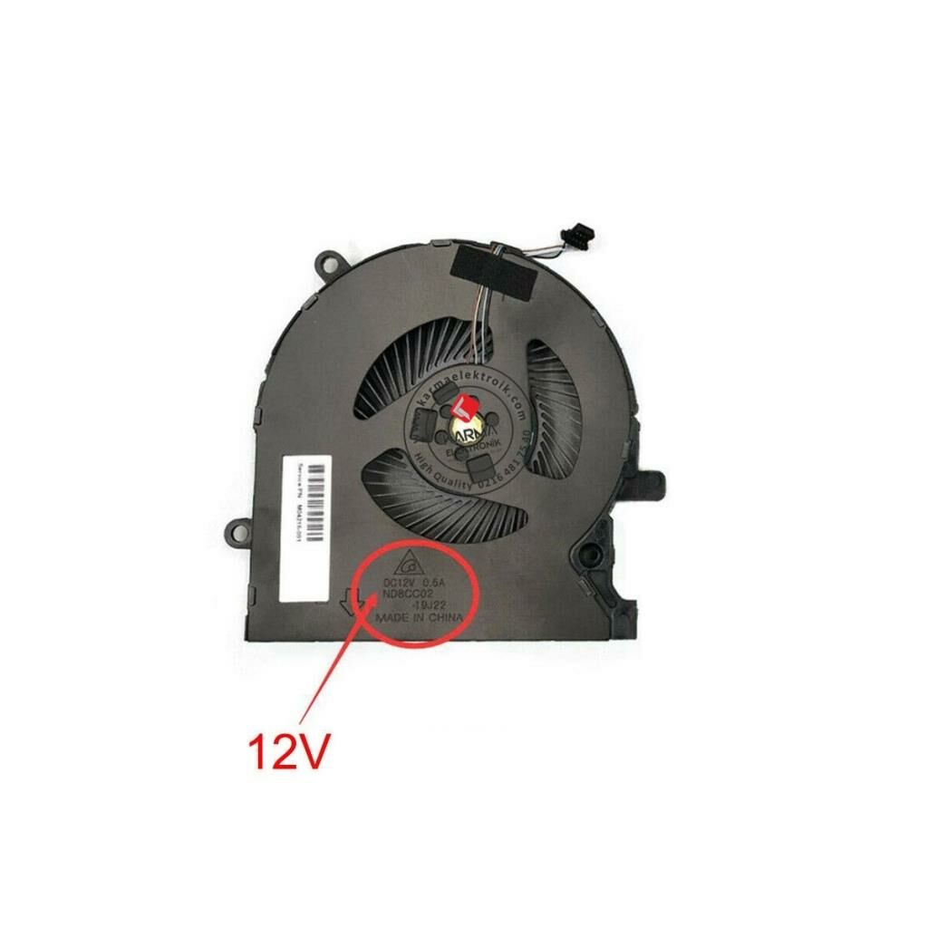 Hp Omen 15-EN1010NT 434M2EA Notebook CPU Fan / Ver.3 (Sağ - 12V)