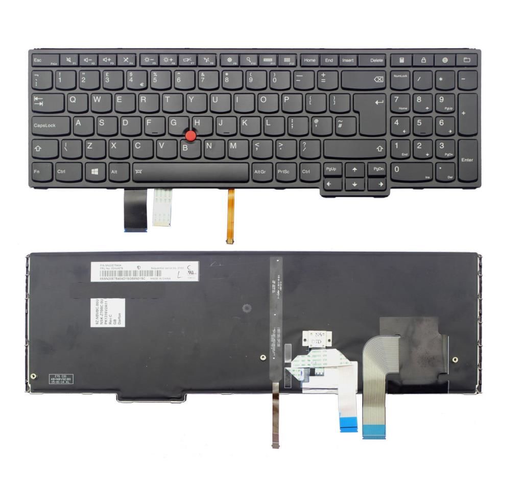 Lenovo PK1316V2A00 00HN256 Notebook Klavyesi - Siyah -Işıklı