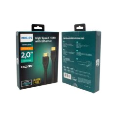 Philips SWL6117K-93-3 2 Metre HDMI Kablo Altın Uçlu 4K HDMI Kablo KUTULU (PHILIPS)