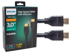 Philips SWL6117K-93-3 3 Metre 4K Altın HDMI Kablo KUTULU PHILIPS (3mt)