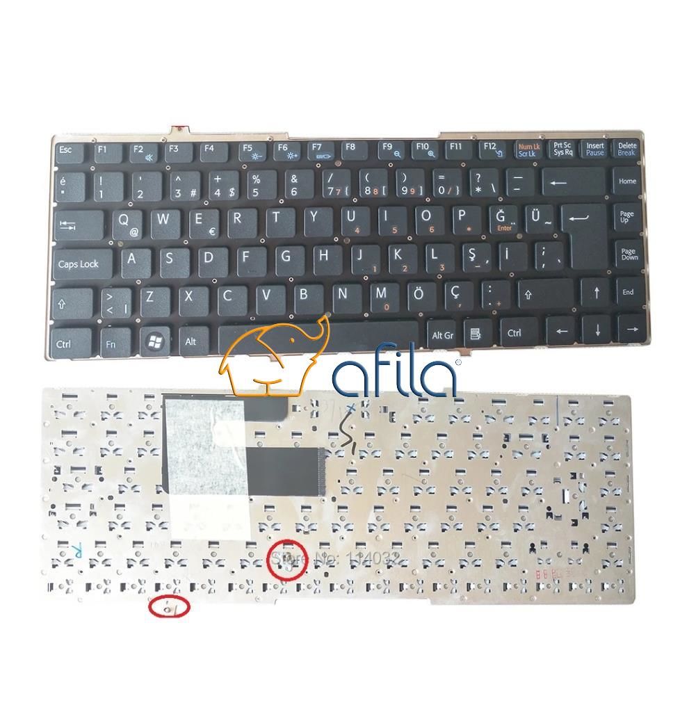 Sony 148084121 148084211, 148084311 Notebook Klavyesi (Siyah TR) Çerçevesiz