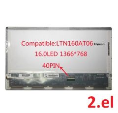 LTN160AT06-H01, LTN160AT06-T01 16.0 Lcd Ekran, Led Panel (2.el)