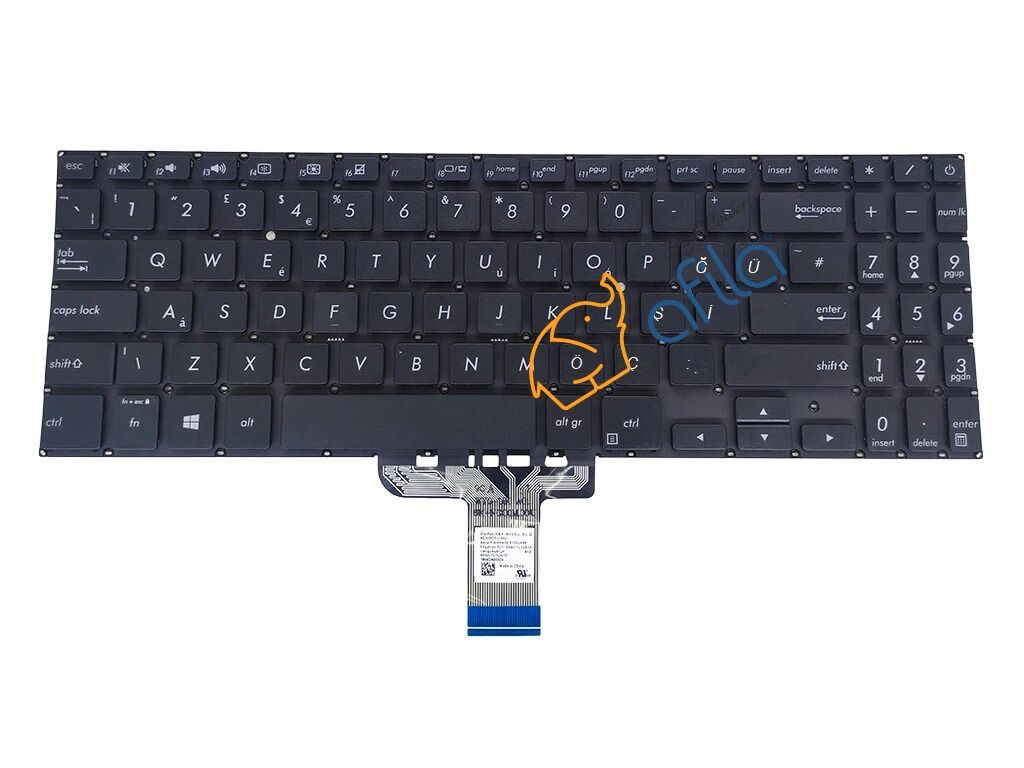 Asus P3540FB-EJ0161 Notebook Klavyesi, Laptop Tuş Takımı Siyah TR