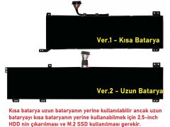 Lenovo L19C4PC1 5B10W86194 Notebook Bataryası, Laptop Pili