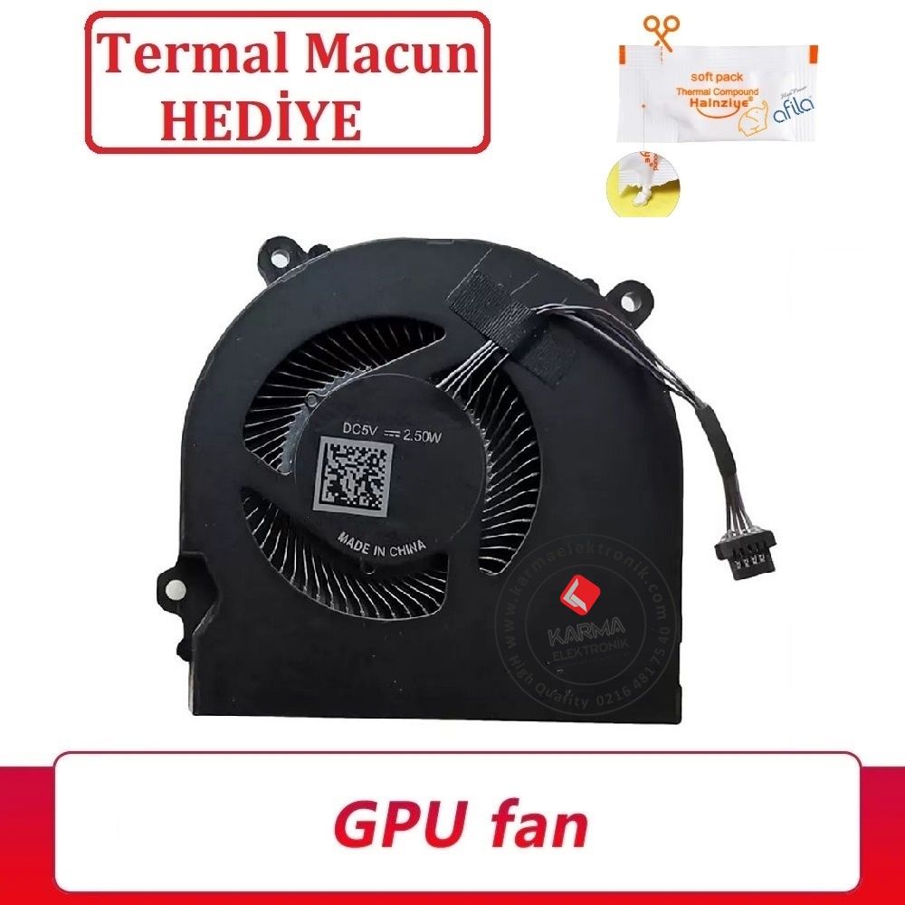 Monster Abra A5 V15.5.5, A5 V15.5.6 Notebook Cpu, İşlemci Fanı