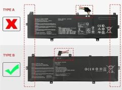 Asus Zenbook UX430UA-GV283T UX430UA-GV334 Notebook Bataryası, Pili