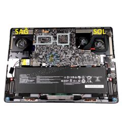 Msi Creator 1571-CPU-4P uyumlu Notebook Fanı - Sol