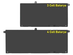 Dell inspiron 5300 5301 için Notebook Bataryası, Pili - 3 Cell