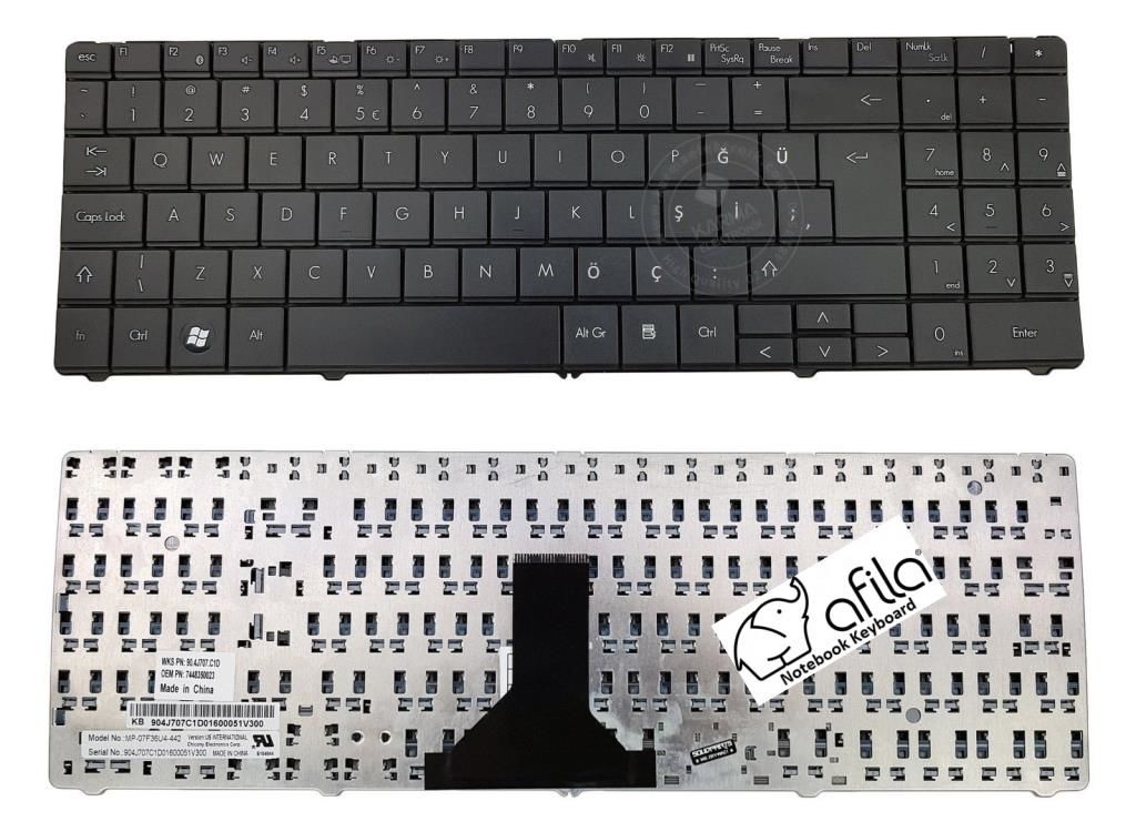 Packard Bell MP-07F36TQ-920, AEPB5A00010, AEPB5T00010 Klavye TR