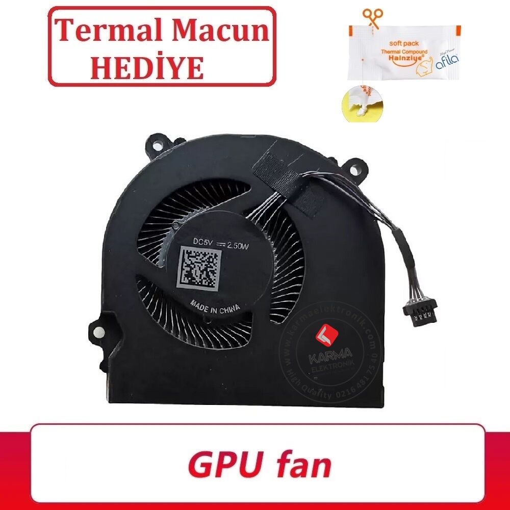 Monster Abra A5 V15.8.3, A5 V15.8.4 Notebook Cpu, İşlemci Fanı