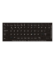 Hp Notebook Klavye TR Stiker Siyah