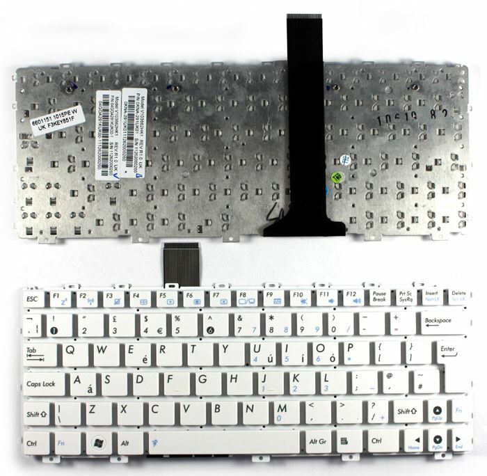Asus Eee Pad TF101-1B185A TF101 Notebook Klavyesi - Beyaz - TR
