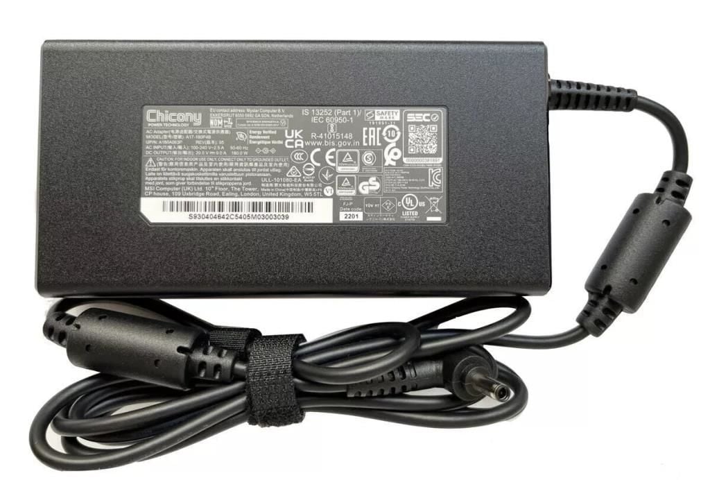 MSI Katana GF76 11UCK-896XTR uyumlu Adaptör, Şarj Aleti Cihazı 180W (Orjinal Üretici)