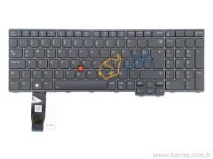 Lenovo ThinkPad P16S G1 21BT006FTX, 21BUS175TX Uyumlu Notebook Klavye, Tuş Takımı (Siyah TR) ışıklı