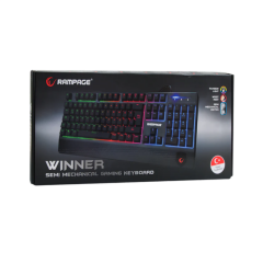 Rampage KB-R34 WINNER Semi Mekanik Q Rainbow Işıklı Gaming Oyuncu Klavyesi