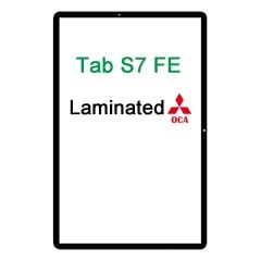 Samsung Galaxy Tab için S7 FE SM-T730 SM-T733 SM-T735 SM-T735N SM-T737 Dokunmatik Cam (Oca'lı)