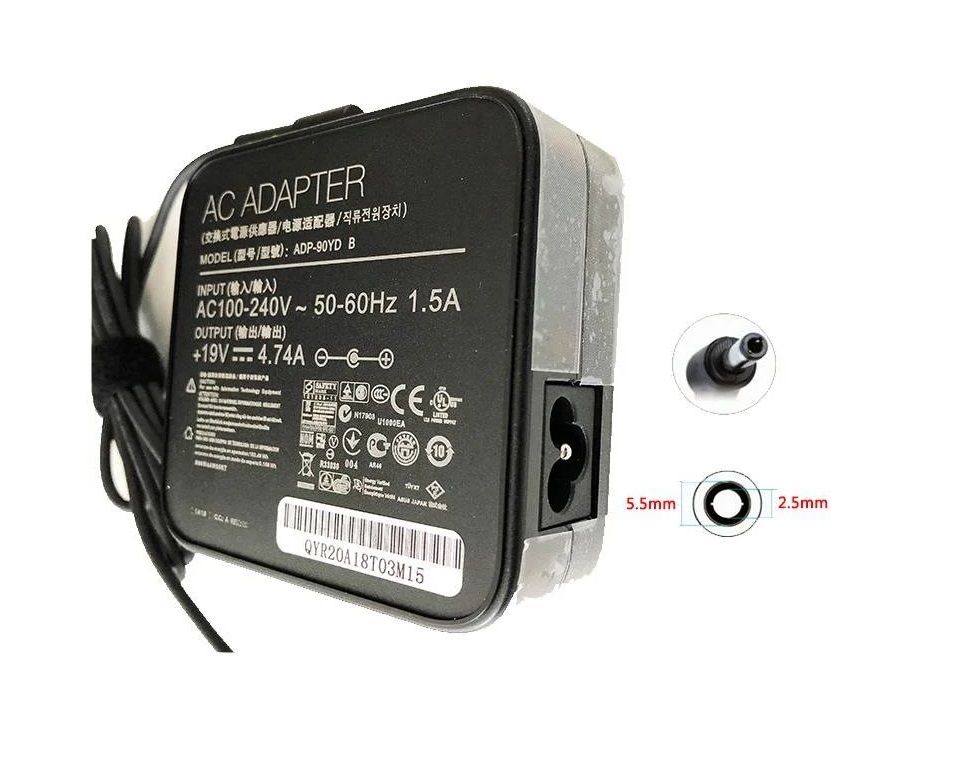 Asus G1 G1P G1S Notebook Adaptörü, Şarj Aleti Cihazı 90W (Wall Tip)