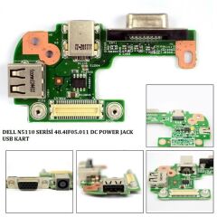 Dell inspiron N5110, M5110 Serisi Notebook Dc Power Jack, USB, VGA Soket Board