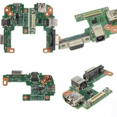 Dell inspiron N5110, M5110 Serisi Notebook Dc Power Jack, USB, VGA Soket Board