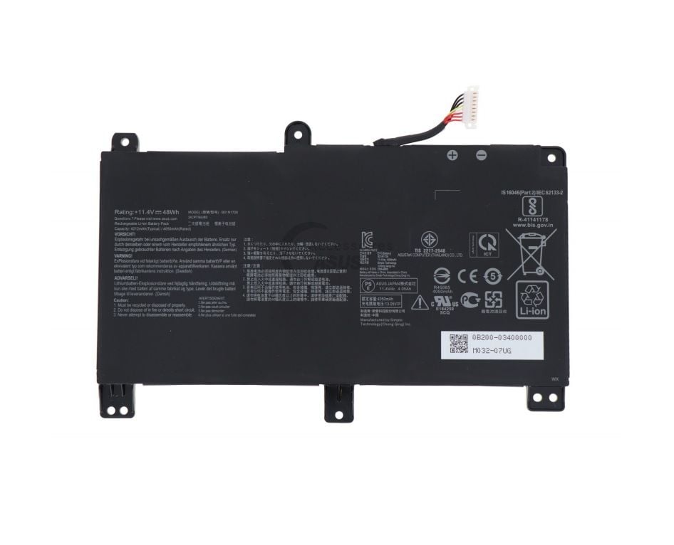 Asus G531GU-AL311T uyumlu Notebook Bataryası, Pili (Ver.2)