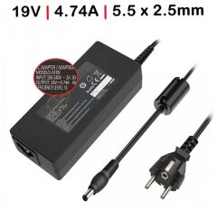 Standart 19V 4.74A (90W) 2.5mm\5.5mm Notebook Adaptör, Şarj Cihazı / RNA-DT02