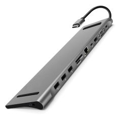 Macbook (2018, 2019, 2020) 11 in 1 HDMI/VGA/Mini DP/SD/TF/RJ45/USB