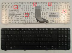 HP G61-304NR G61-439NR Notebook Klavyesi Siyah TR