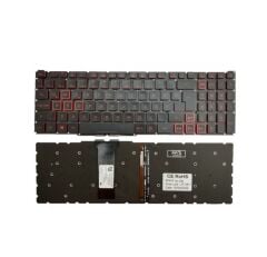 Acer Nitro 5 AN515-55 Notebook Klavye Kırmızı Tuş TR ışıklı