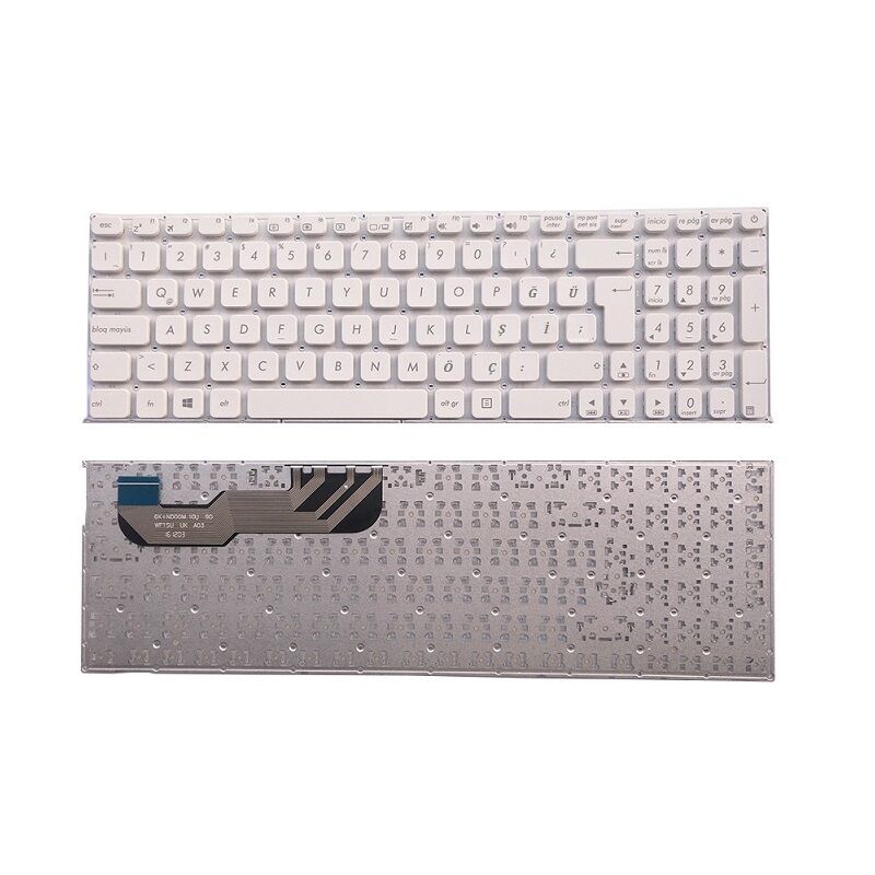 Asus X541UV-GO607T Notebook Klavyesi (Beyaz TR)