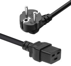 C19 KABLO UPS POWER KABLOSU 1.8 Metre 3x1.5mm Dikdörtgen KALIN UC 300/500V (1.8mt)
