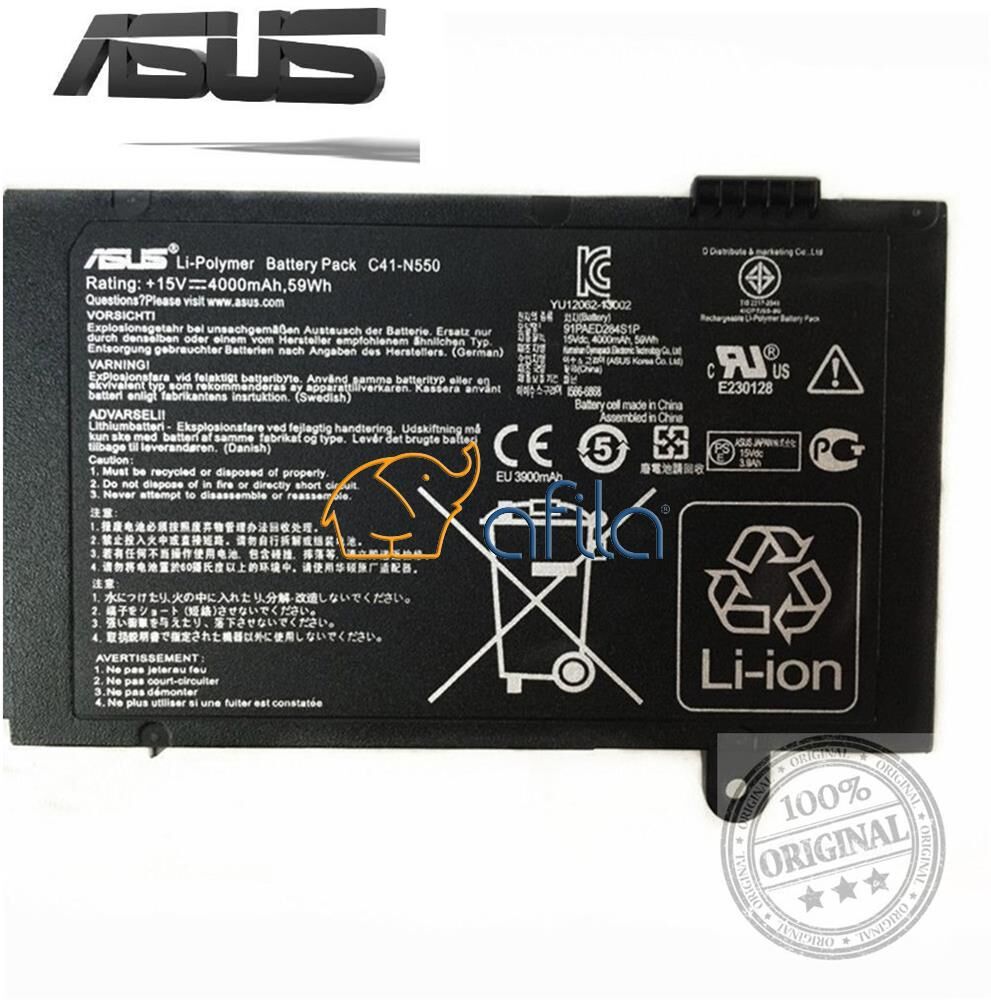 Asus Q550,Q550J,Q550JK,Q550JV,Q550JX Notebook Bataryası Pili (Orjinal Asus Marka)