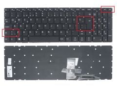 Lenovo uyumlu ideaPad Type 80TD Notebook Klavyesi, Laptop Tuş Takımı (Siyah TR)