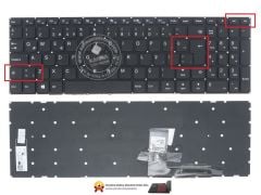 Lenovo uyumlu V110-15IBR V510-15IKB Notebook Klavyesi, Laptop Tuş Takımı (Siyah TR)