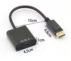 Display Port To HDMI Dişi 15cm Çevirici Kablo (34219 - PM-34219) HDX7767