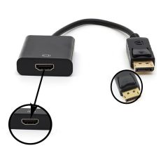 Display Port To HDMI Dişi 15cm Çevirici Kablo (34219 - PM-34219) HDX7767