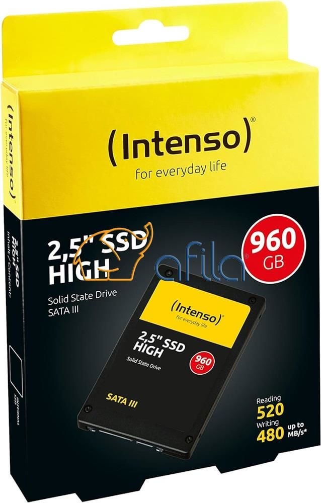 intenso Top 960GB 520MB-480MB/s Sata III 2.5 SSD 3D NAND TLC