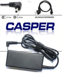 Casper Nirvana C350.5000-4C00X Notebook Adaptör - Şarj Cihazı - Ver.1 (19V-45W)